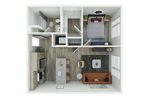 1 Bedroom 1 Bathroom